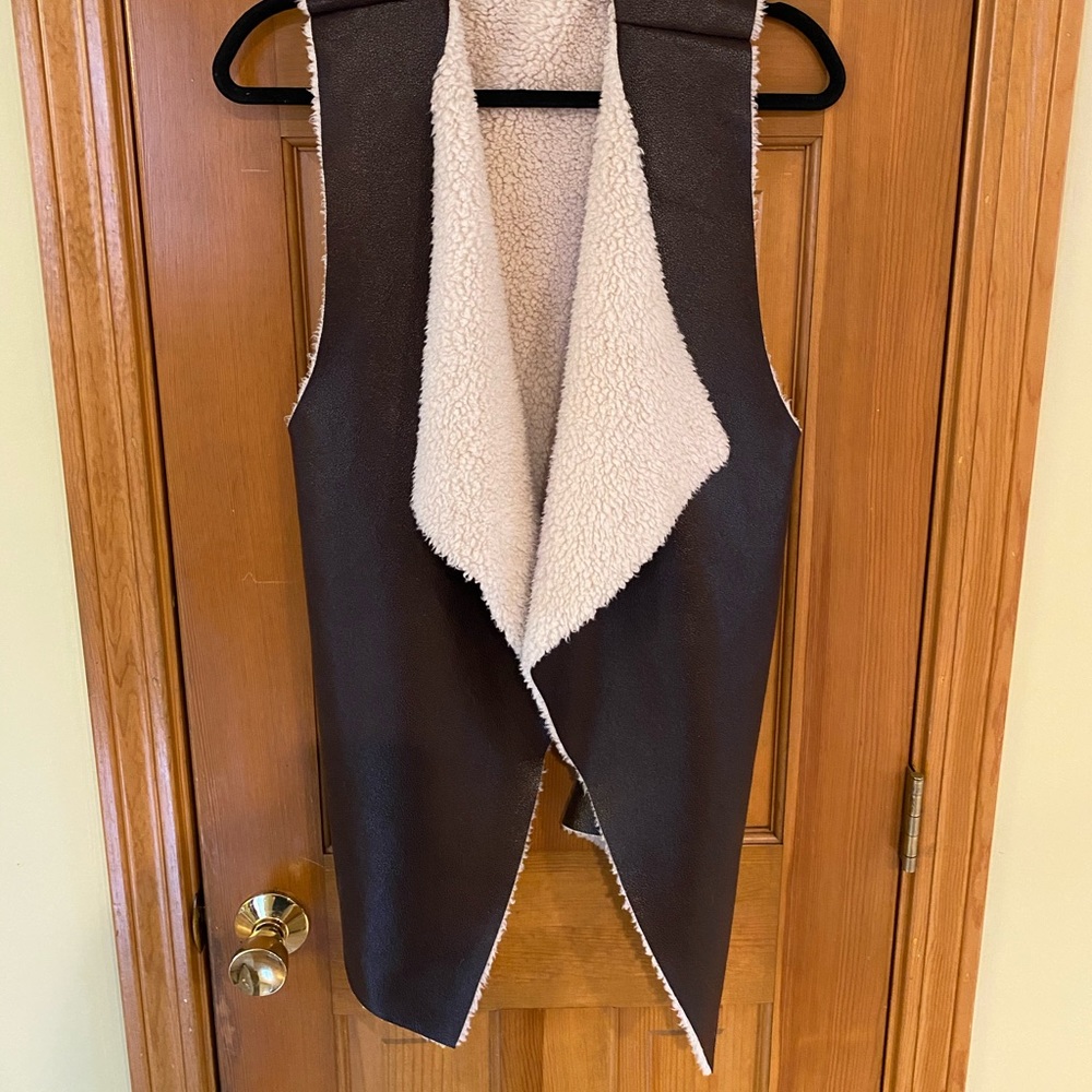 Faux Shearling Vest